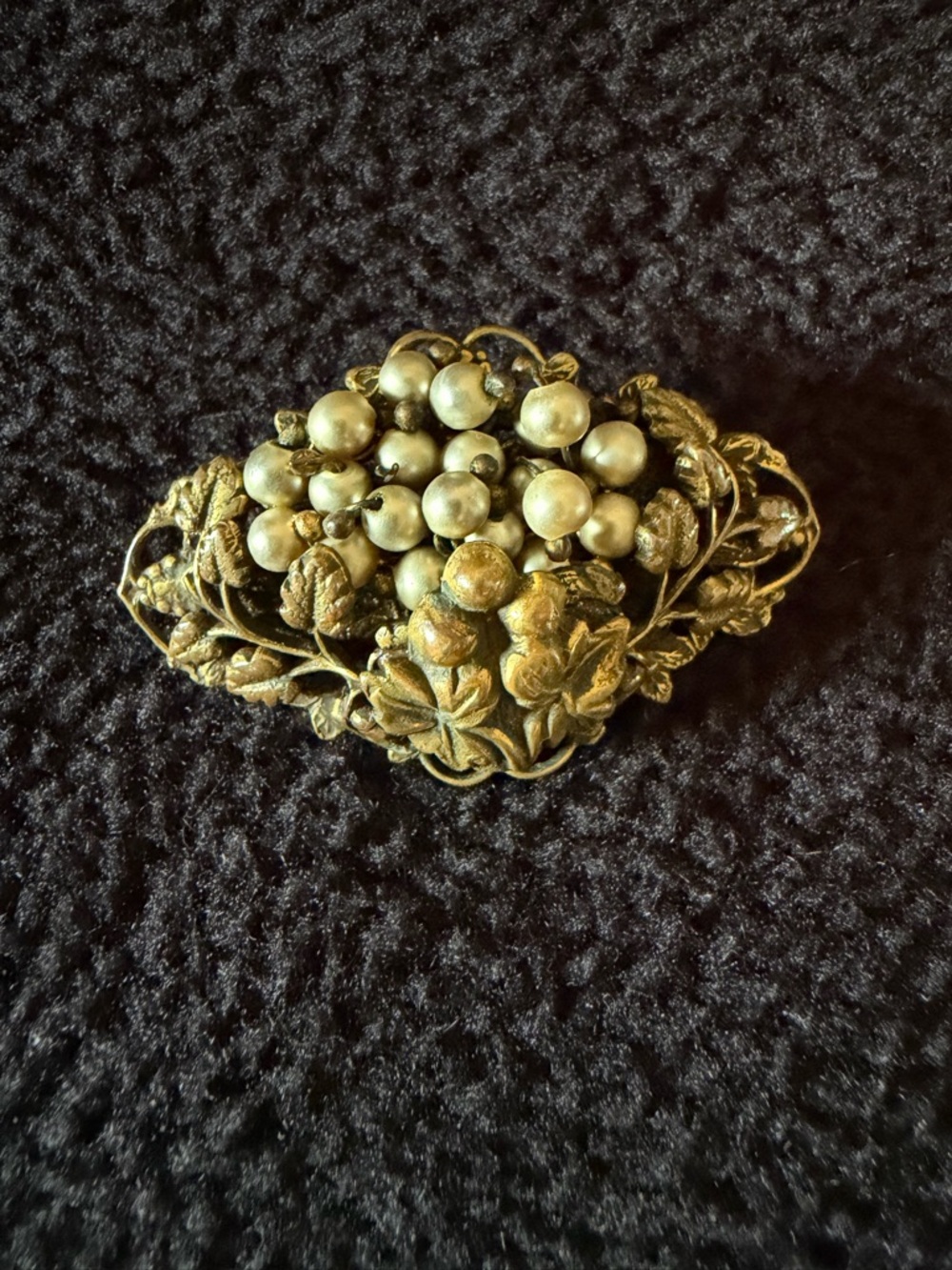 Vintage Faux Pearl Brooch